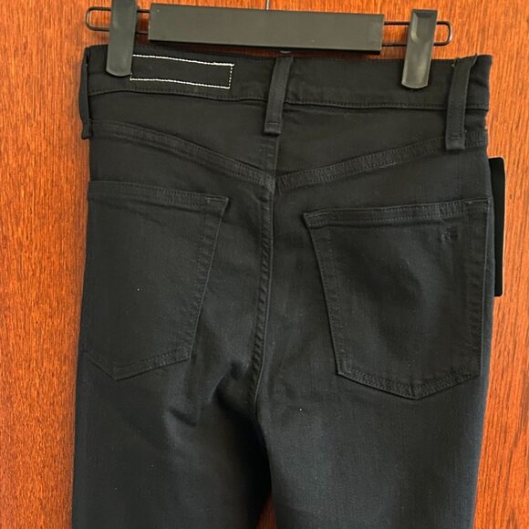 NWT Rag & Bone High Rise Black Jeans, size 25 - Picture 2 of 4